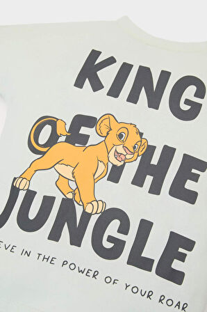 DeFacto Erkek Bebek Disney Lion King 2'li Takım Kısa Kollu Tişört Beli Lastikli Şort E6923A525SMGN1235