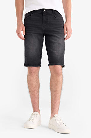 DeFacto Regular Fit Jean Bermuda Şort E5979AX25SMNM40