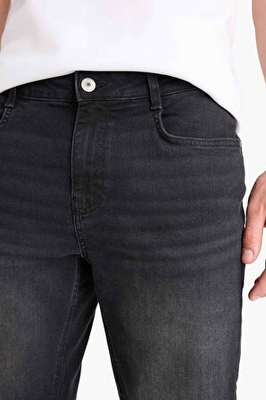 DeFacto Regular Fit Jean Bermuda Şort E5979AX25SMNM40