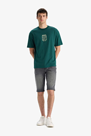 Regular Fit Jean Bermuda