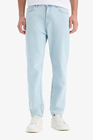 DeFacto %100 Pamuk 90's Slim Fit Dar Kalıp Yüksek Bel Dar Paça Jean Pantolon E7281AX25SMNM63