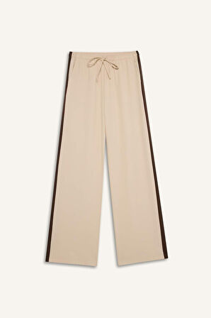 Coool Wide Leg Cepli Normal Bel Geniş Paça Pantolon