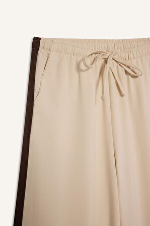 Coool Wide Leg Cepli Normal Bel Geniş Paça Pantolon