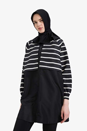 Regular Fit Su İtici Hızlı Kuruyan Baskılı 5'li Burkini Takım