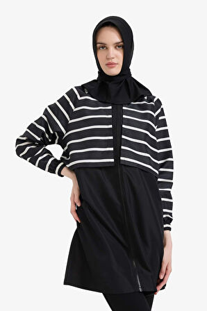 Regular Fit Su İtici Hızlı Kuruyan Baskılı 5'li Burkini Takım