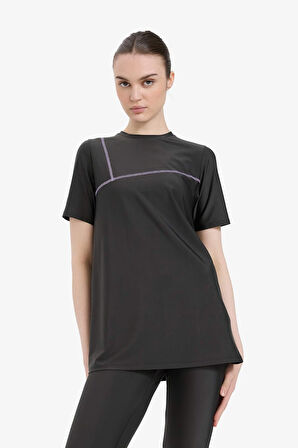 Regular Fit 4'lü Basic Düz Burkini Tesettür Mayo Takım
