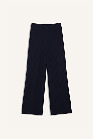 DeFacto Wide Leg Geniş Paça Eşofman Altı Normal Bel Fitilli Kaşkorse Kumaş Basic Düz B2405AX25SPNV31