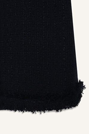 DeFacto 	A Kesim Yüksek Bel Basic Düz Tweed Mini Etek D2870AX25SPNV28