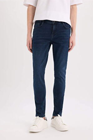 DeFacto Carlo Skinny Fit Ekstra Dar Kalıp Normal Bel Ekstra Dar Paça Jean Pantolon B3620AX25SPNM83