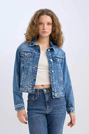 Regular Fit Jean Ceket