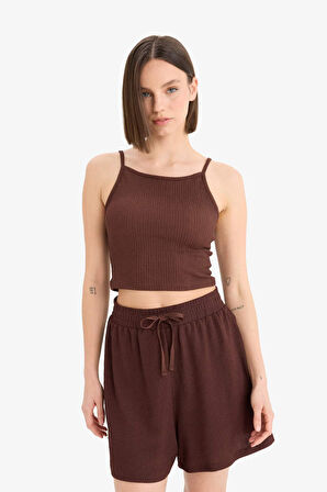 DeFacto Coool Fitted Basic Düz Bürümcük Askılı Atlet E0626AX25SMBN533