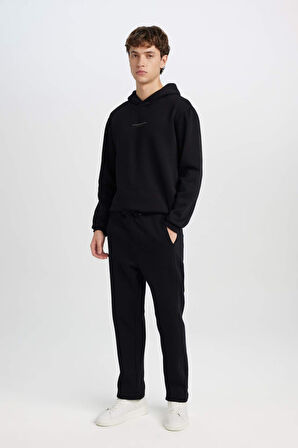 Regular Fit Basic Düz Cepli Eşofman Altı