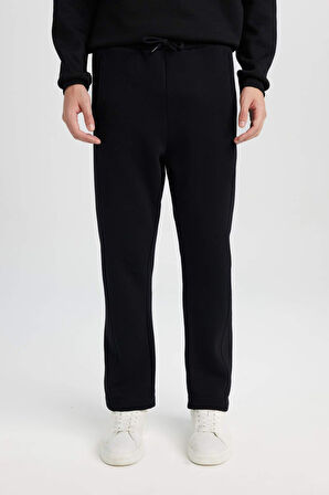 Regular Fit Basic Düz Cepli Eşofman Altı