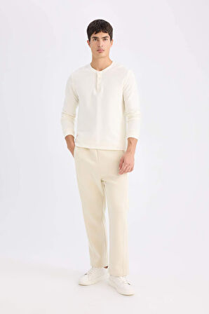 Regular Fit Basic Düz Cepli Eşofman Altı