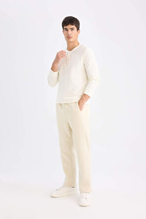 Regular Fit Basic Düz Cepli Eşofman Altı