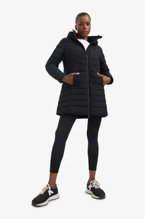 DeFacto Su İtici Regular Fit Kapüşonlu Şişme Parka Mont C6035AX25WNBK81