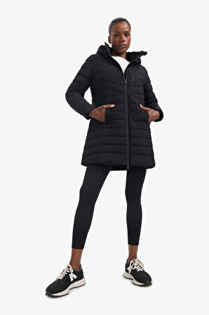 DeFactoFit Su İtici Regular Fit Kapüşonlu Şişme Parka Mont