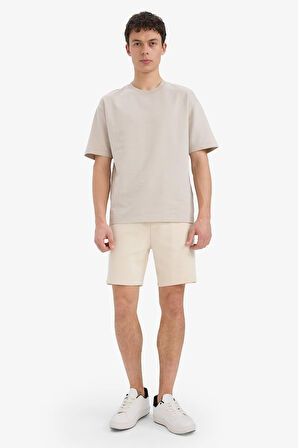 DeFacto %100 Pamuk Relax Fit Bisiklet Yaka Kısa Kollu Basic Düz Tişört D3673AX25SMBG170