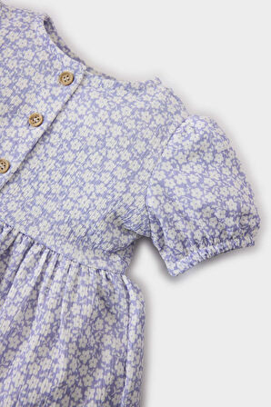 DeFacto Kız Bebek Çiçekli Kısa Kollu Yazlık Elbise C4491A525SMPR305