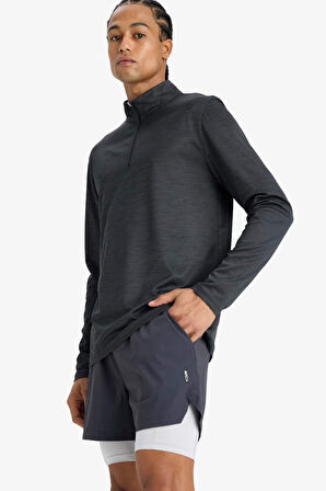 DeFactoFit Slim Fit Dar Kesim Sporcu Kısa Paça Şort