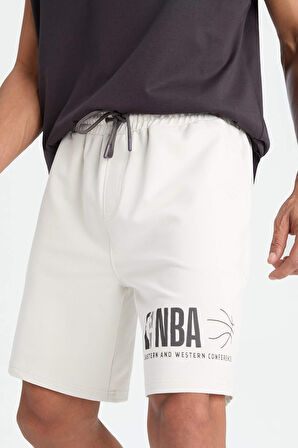 DeFactoFit NBA Wordmark Standart Fit Kısa Paça Şort E2187AX25SMBG810