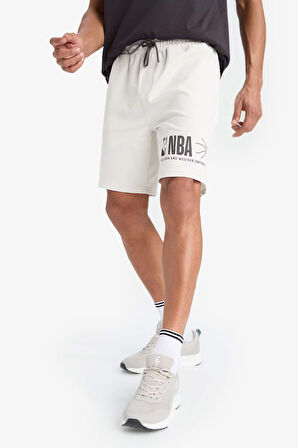 DeFactoFit NBA Wordmark Standart Fit Kısa Paça Şort E2187AX25SMBG810