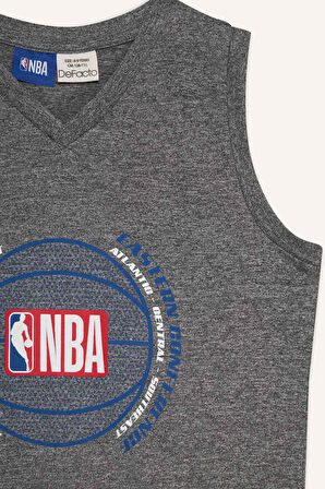 DeFacto Erkek Çocuk NBA Wordmark V Yaka Atlet E4847A825HSGR210