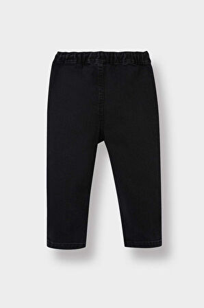 Erkek Bebek Beli Lastikli Jean Pantolon