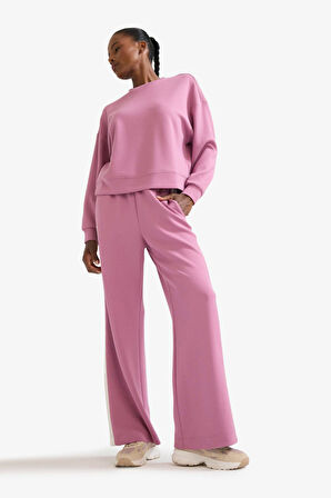 DeFactoFit Wide Leg Geniş Paça Standart Boy Modal Sporcu Eşofman Altı