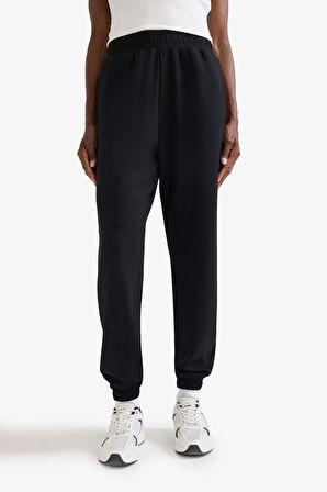 DeFactoFit Sporcu Jogger Eşofman Altı Standart Fit Modal Çift Cepli Basic Düz