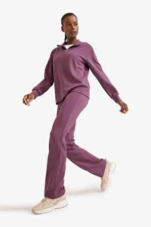 DeFactoFit Flare Fit İspanyol Paça Standart Boy Modal Sporcu Eşofman Altı