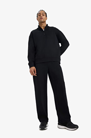 Wide Leg Beli Bağcıklı Geniş Paça Eşofman Altı 