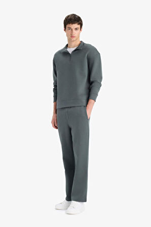 Wide Leg Beli Bağcıklı Geniş Paça Eşofman Altı 
