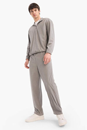 Wide Leg Cepli Geniş Paça Kadife Pantolon