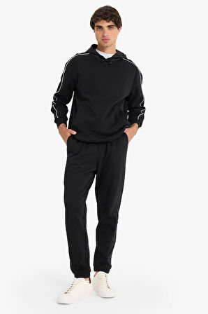 Regular Fit Beli Bağcıklı Cepli Eşofman Altı