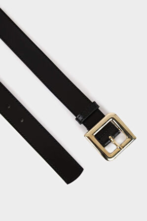 Kadın Suni Deri Jean Kemeri