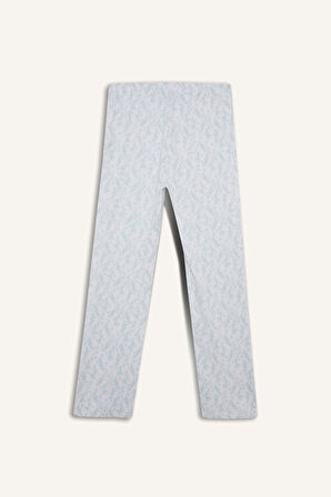 DeFacto Regular Fit Pijama Takımı Kısa Kollu Üst Desenli Uzun Altı-Fall in Love E0266AX25SPGN1169