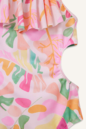 Kız Çocuk Desenli Mayo