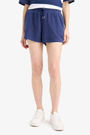 Regular Fit Normal Bel Düz Paça Bermuda