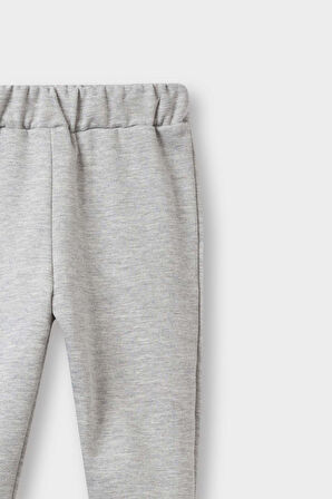 Erkek Bebek 2'li Beli Lastikli Jogger Eşofman Altı