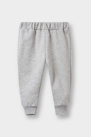 Erkek Bebek 2'li Beli Lastikli Jogger Eşofman Altı