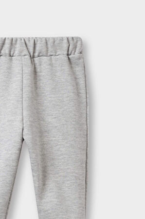 Erkek Bebek 2'li Beli Lastikli Jogger Eşofman Altı