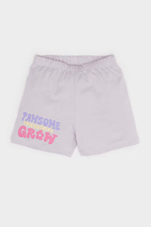 Kız Bebek Paw Patrol Pijama Takımı Penye Kısa Kollu Üst Esnek Belli Şort