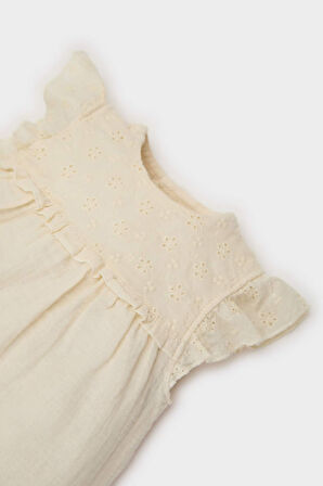 DeFacto Kız Bebek Yenidoğan Müslin Tulum C5098A525SMER233