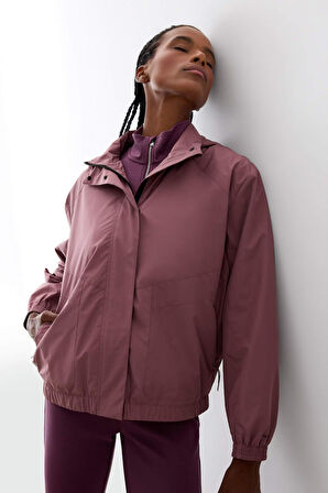 DeFactoFit Su İtici Regular Fit Kapüşonlu Yağmurluk