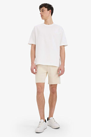 DeFacto Erkek Beli Bağcıklı Cepli Basic Düz Şort E2616AX25SMBG811