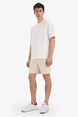 DeFacto Erkek Beli Bağcıklı Cepli Basic Düz Şort E2616AX25SMBG811