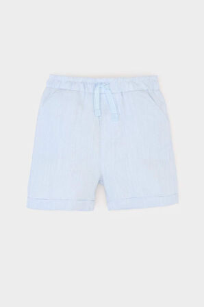 Erkek Bebek Beli Lastikli Şort