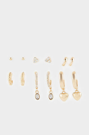 DeFacto Kadın 6'lı Gold Küpe E9076AXNSGD1