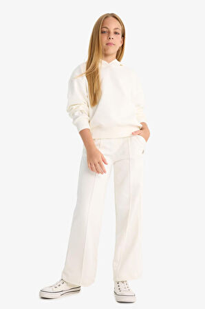 Kız Çocuk Wide Leg Geniş Paça Okul Pantolonu